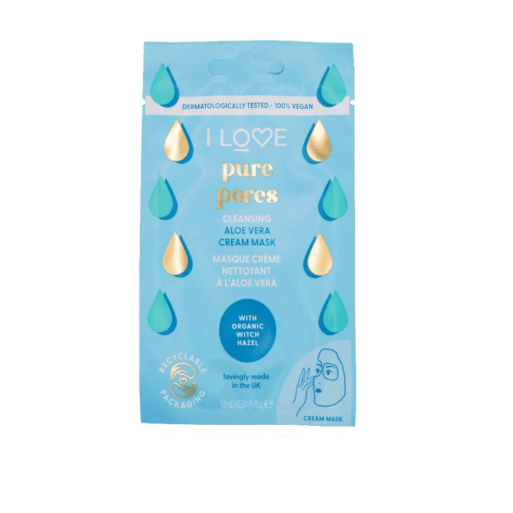 I LOVE PURE PORES Krémes tisztító arcmaszk