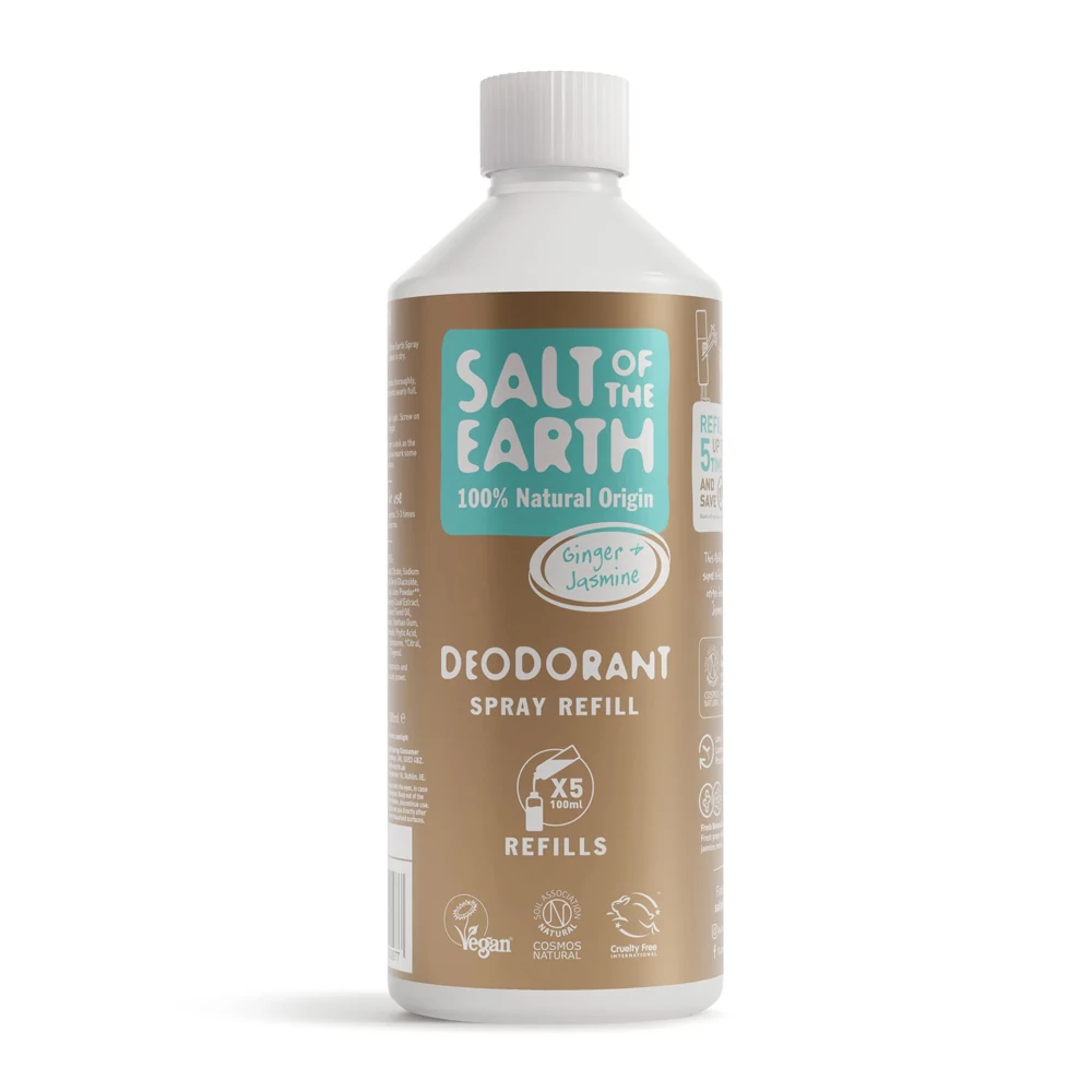SALT OF THE EARTH gyömbér és jázmin dezodor spray utántöltő