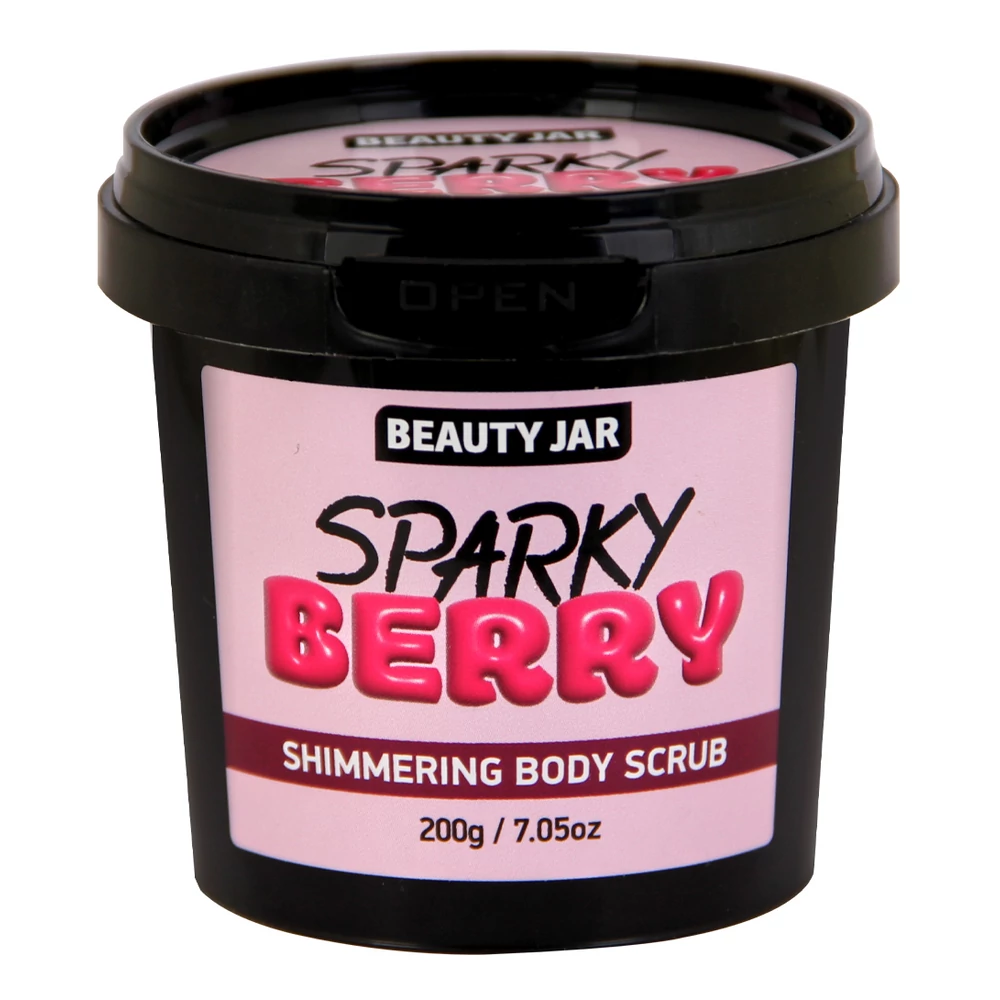 BEAUTY JAR SPARKY BERRY csillámló testradír