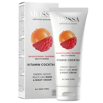 MOSSA Vitamin Cocktail Multifunkciós vitamin maszk + éjszakai krém száraz, fakó bőrre MOSSA Vitamin Cocktail Multifunkciós vitamin maszk + éjszakai krém száraz, fakó bőrre
