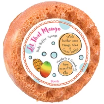 BOMB COSMETICS Lédús mangó szivacsos tusoló radírszappan