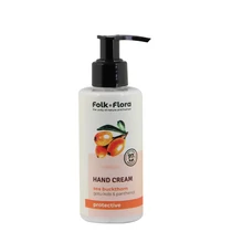Folk Flora Bőrvédő kézkrém homoktövis kivonattal, gotu kolával és panthenollal