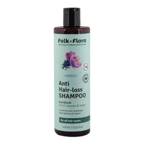 Folk Flora Hajhullás elleni hajerősítő sampon bojtorjánnal