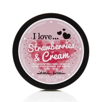 I LOVE ORIGINAL Tápláló Testvaj - Eperkrém