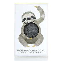 KONJAC SPONGE Rainforest Lajhár bambuszszén mini konjak arcszivacs KONJAC SPONGE Rainforest Lajhár bambuszszén mini konjak arcszivacs