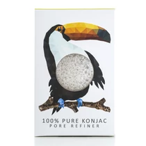 KONJAC SPONGE Rainforest Tukán Mini 100% pure konjak arcszivacs