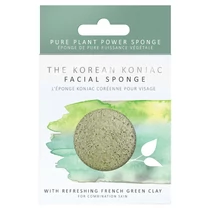 KONJAC SPONGE PRÉMIUM KONJAC ARCSZIVACS FRANCIA ZÖLD AGYAGGAL KONJAC SPONGE PRÉMIUM KONJAC ARCSZIVACS FRANCIA ZÖLD AGYAGGAL