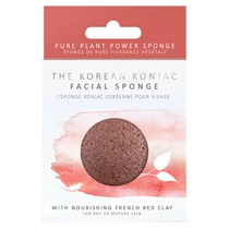 KONJAC SPONGE PRÉMIUM KONJAC ARCSZIVACS FRANCIA VÖRÖS AGYAGGAL KONJAC SPONGE PRÉMIUM KONJAC ARCSZIVACS FRANCIA VÖRÖS AGYAGGAL
