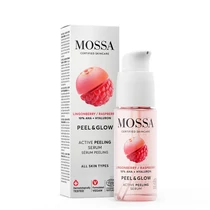 MOSSA PEEL&GLOW 10% AHA és hialuronsav hámlasztó szérum