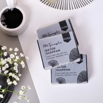 OLIVIA NATURAL Fekete szappan citromfű olajjal